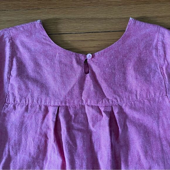 Garnet Hill Kids Red Embroidered Floral Cotton Beach Pool Vacation Cover Up 14 - Picture 9 of 9